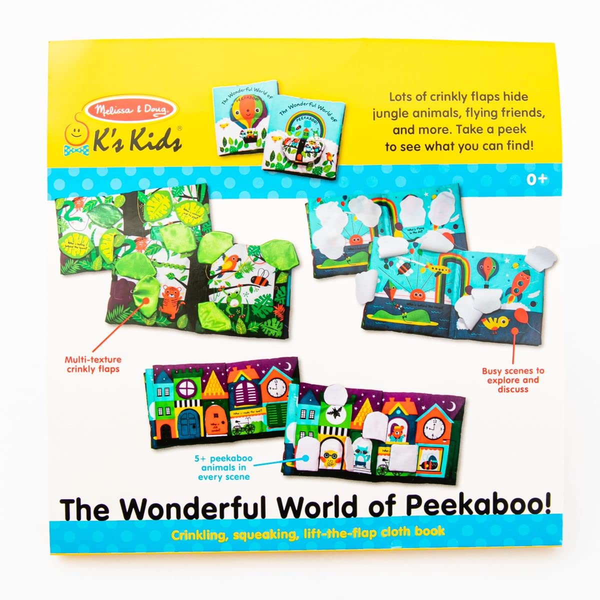 Soft Activity Book - The Wonderful World of Peekaboo!