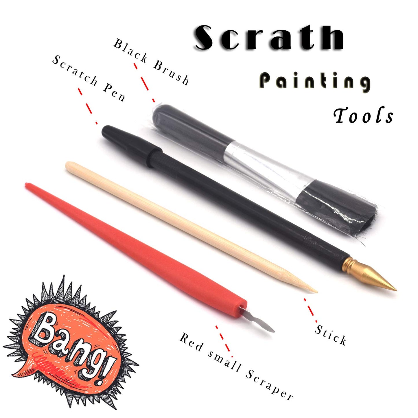 Scratch Art for Adults and Kids-City Landmarks Scratch Painting Craft Kit (8 Sheets A4)|DIY Foil Engraving Art Set|Stress Relief Gift for Travel