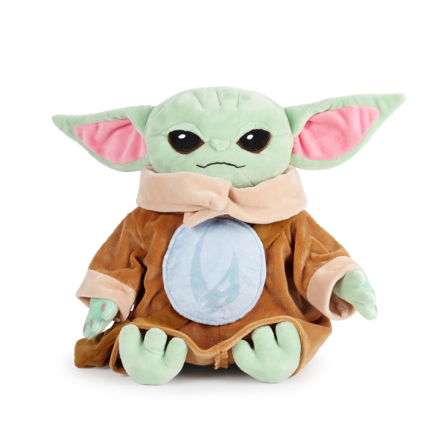 Jay Franco The Mandalorian Plush Pillow Buddy - Large Kids Ultra-Soft Stuffed Plushie & Cozy Pillow, Official Licensed Star Wars, 15 Inches, Multi