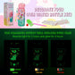 Bemetu Glow in the Dark Decorate Your Own Water Bottle Kits for Girls Age 4 5 6 7 8 9 10, Unicorn Diamond Painting Crafts Stickers, Fun Arts