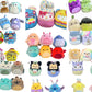 Squishmallows Official Kellytoy 8" Plush Mystery Pack - Styles Will Vary that Includes Three 8" Plush and One Squooshems