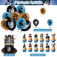 Attack Anime Theme Party Supplies - Birthday Banner, Cake Topper, Latex Balloons
