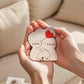 JOBFLY Wooden Mommy Elephant Family Puzzle with 2-6 Family Name