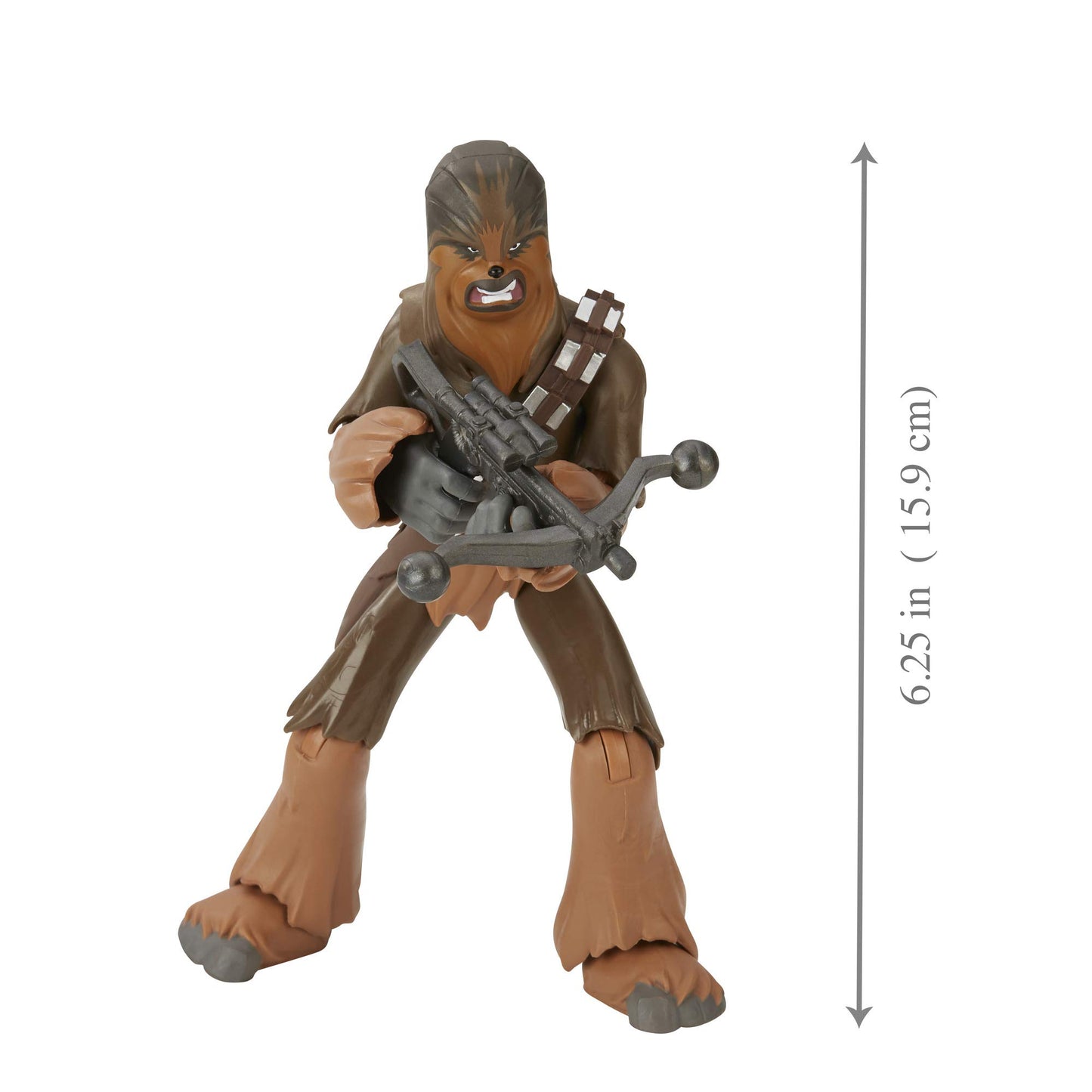 STAR WARS Galaxy of Adventures The Rise of Skywalker Chewbacca 5'-Scale Action Figure Toy with Fun Action Move