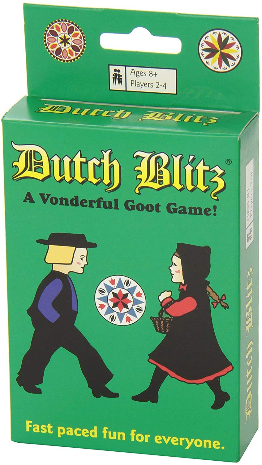 Dutch Blitz Card Game - Original Fast Paced Family Game with 160 Cards