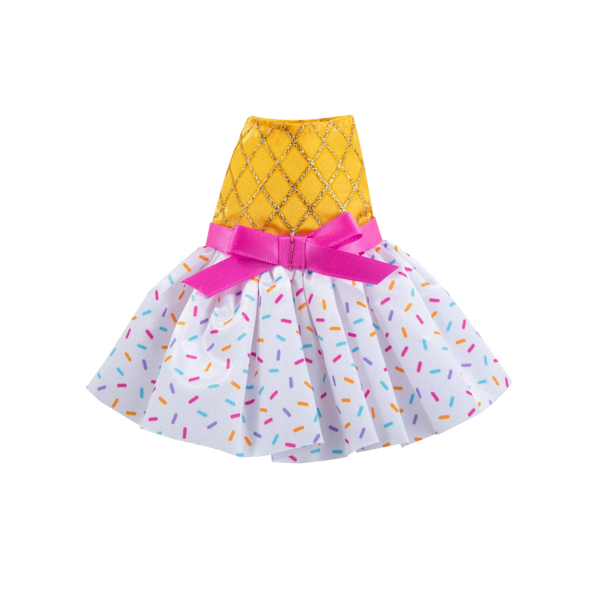 The Elf on The Shelf Brown Eyed Girl Scout Elf Box Set & Claus Couture Collection Ice Cream Party Outfit Accessory [Multi-Item Bundle]