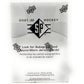 Upper Deck 2021-22 SP Hockey Card Blaster Box (8 Packs of Hockey Cards)
