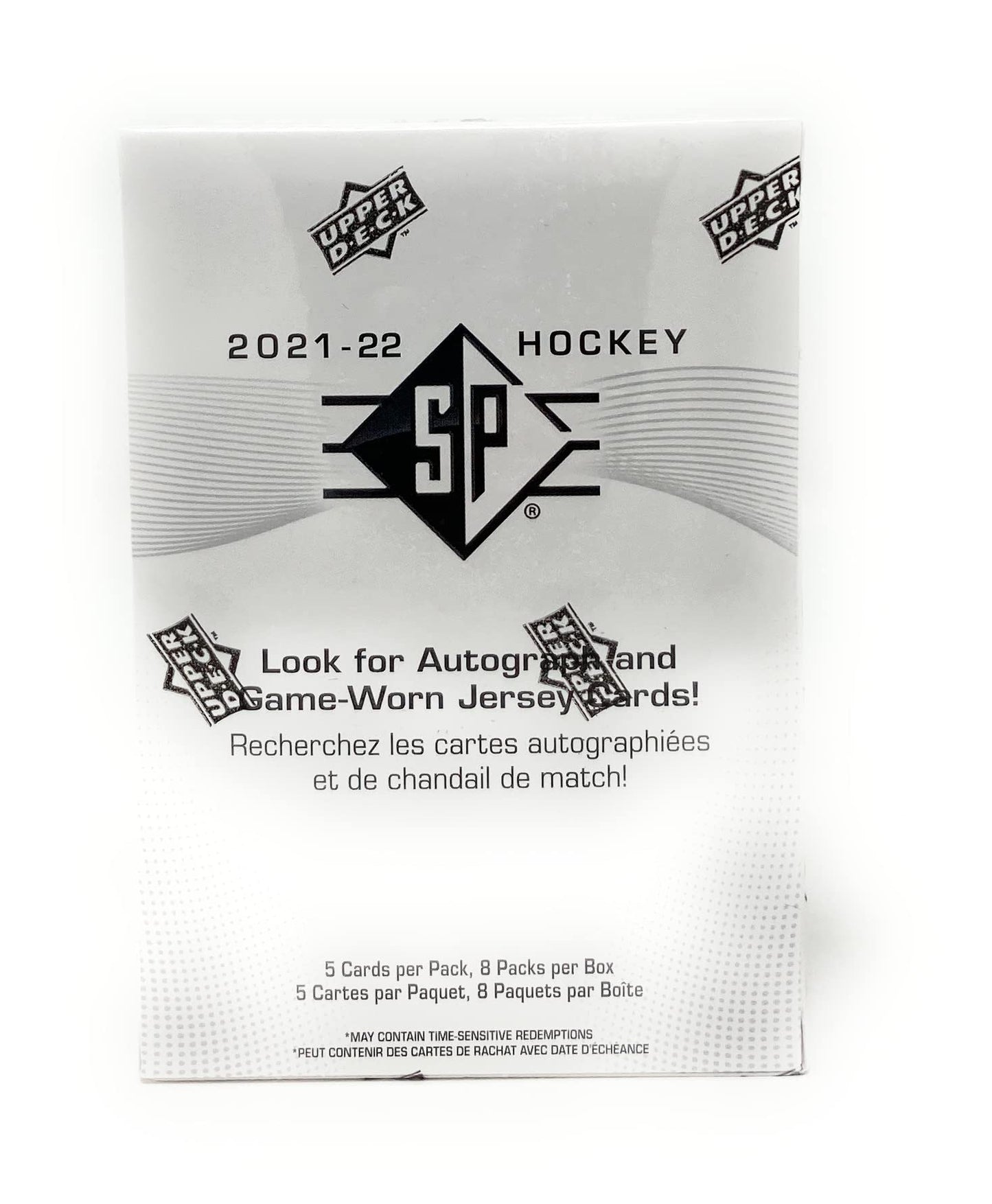 Upper Deck 2021-22 SP Hockey Card Blaster Box (8 Packs of Hockey Cards)