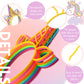 Zddaoole 24 Pcs Unicorn Headbands Unicorn Birthday Party Favors,Plastic Hairbands for Girls,Headware Accessories for Party Supplies Gift,Teens