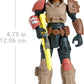 Mattel Disney Pixar Lightyear Action Figure & Accessories Set, Jr. Zap Patrol Izzy Hawthorne with Laser Shooter & Helmet, 5-inch Scale & 12 Posable