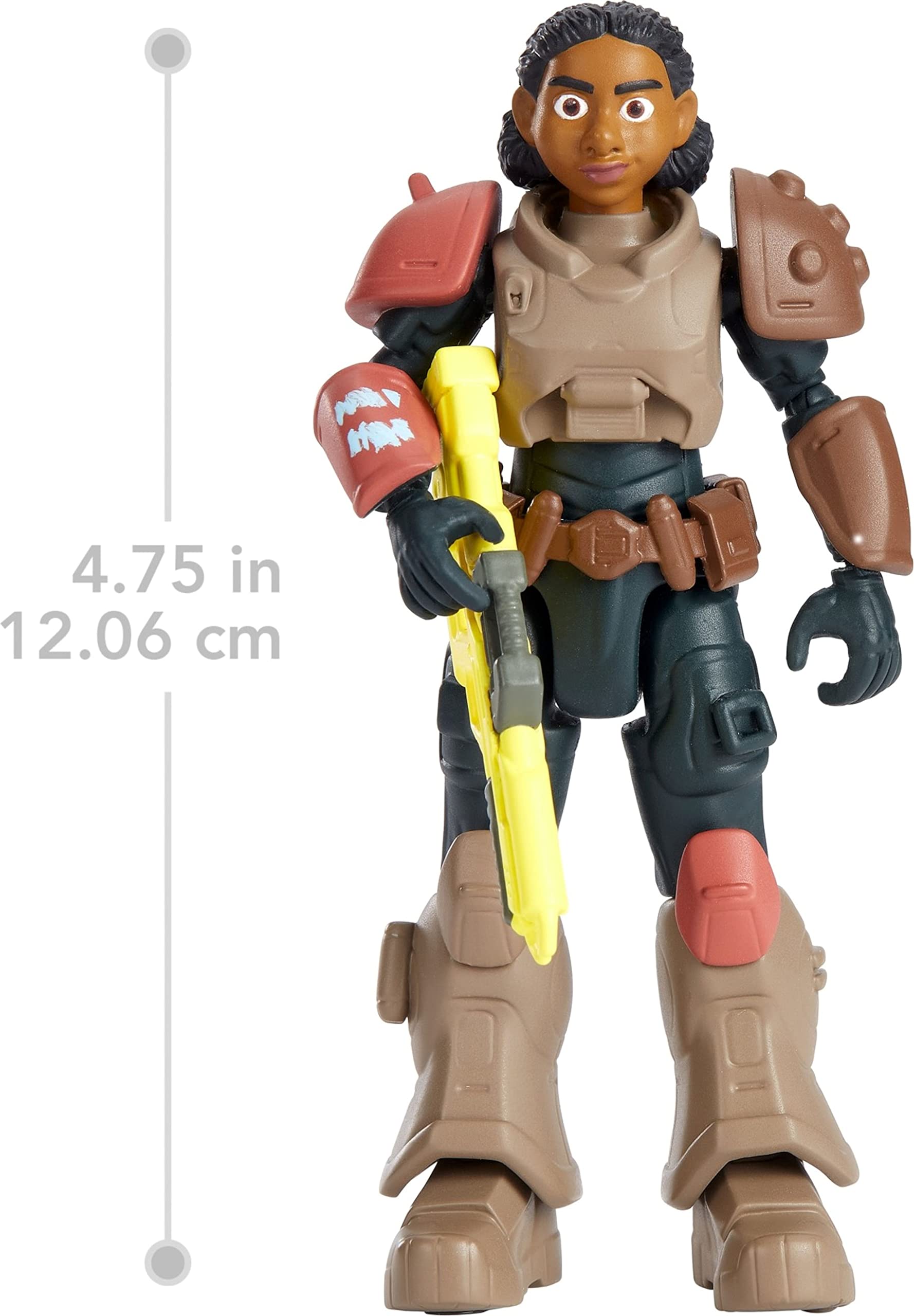 Mattel Disney Pixar Lightyear Action Figure & Accessories Set, Jr. Zap Patrol Izzy Hawthorne with Laser Shooter & Helmet, 5-inch Scale & 12 Posable