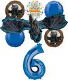 Hiccup and Toothless 6th Birthday Party Supplies 7 pc Balloons Decorations