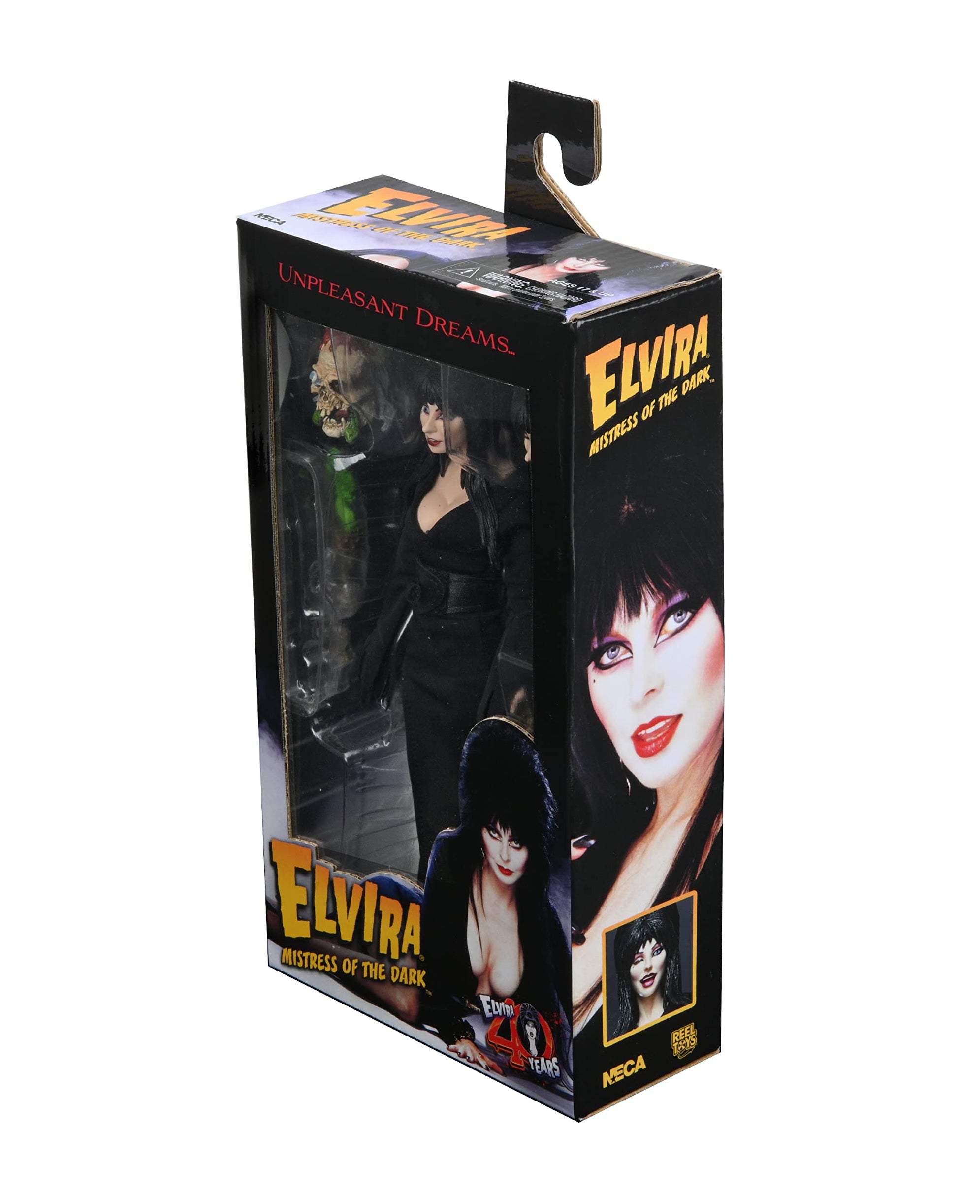 NECA Elvira- 8” Clothed Figure - Elvira