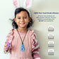 Chew Necklace for Boys and Girls, Silicone Chewy Necklace Sensory Toys for Kids Teardrop Twist Pendants, Chewing Toys for Autism or Oral Motor Special