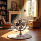 Bronze 1/12 Miniature Fan Dollhouse Decoration Accessories, Home Outdoor Decoration Model Living Room Scene Craft Displays