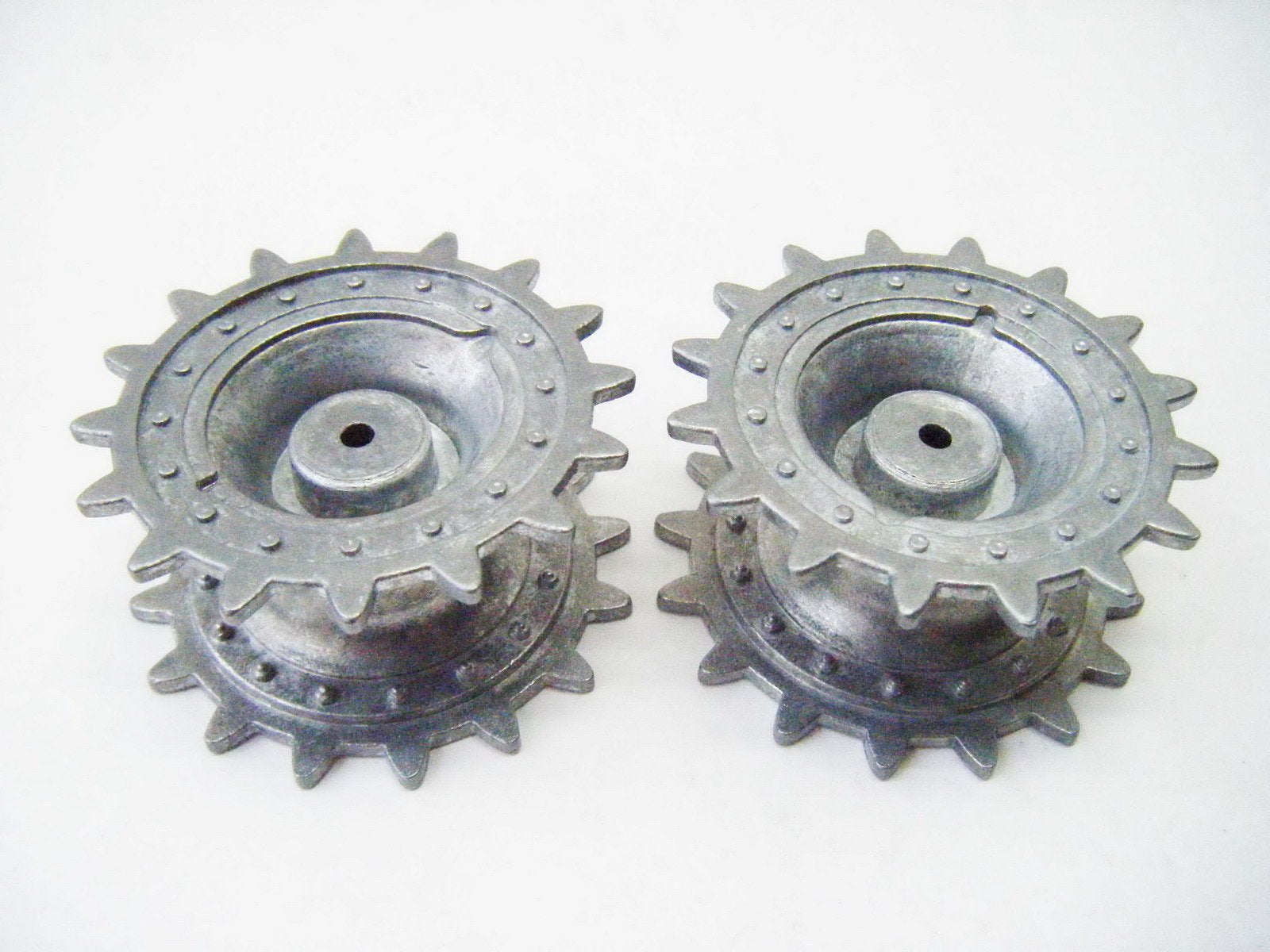 Mato Metal Upgraded Tracks Sprockets Idler Wheels with Bearing for Heng Long 3878-1 1/16 Scale Russian KV-1 RC Tank