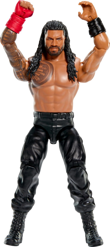 Mattel WWE Action Figure, Series #146 Roman Reigns 6-inch Collectible with 10 Articulation Points & Life-Like Look