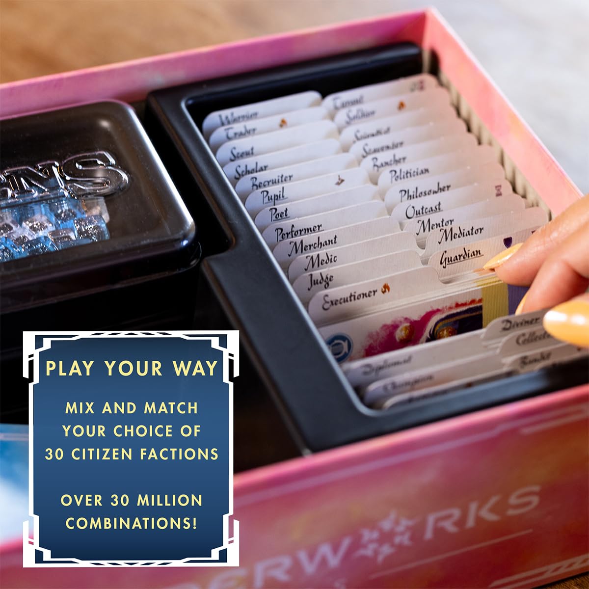 Citizens of The Spark Board Game | Strategy Card-Drafting Game of Clever Combos | Competitive Tableau Builder | Fantasy Sci-fi Animals | 1-5 Players