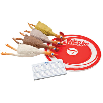 University Games, Flickin Chicken Indoor Outdoor Target Toss Game, The Go Anywhere Game for 2 or More Players Ages 6 and Up