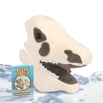 Fuzzy Fossils Sloth Stuffed Animal, Ground Sloth Plush, Sloth Toy, Ice Age Toys, Sloth Gifts, Dinosaur Pillow, Paleontologist Gifts, Prehistoric