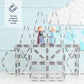 CONNETIX Magnetic Tiles Clear Starter Pack, 34 Pieces