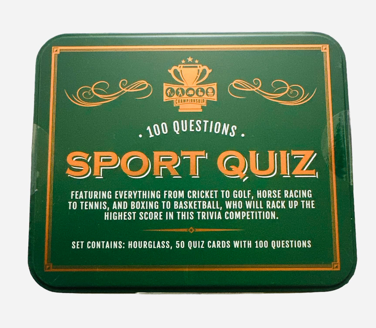 The Original Sports Trivia Game: 90's Trivia in Tin Container with Timer