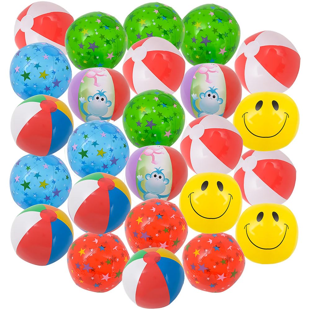Rhode Island Novelty 16" Beach Ball Assortment - 25 Pack