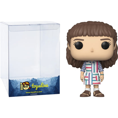 Funko Eleven: P o p ! TV Vinyl Figurine Bundle with 1 Compatible 'ToysDiva' Graphic Protector (1238-62388 - B)