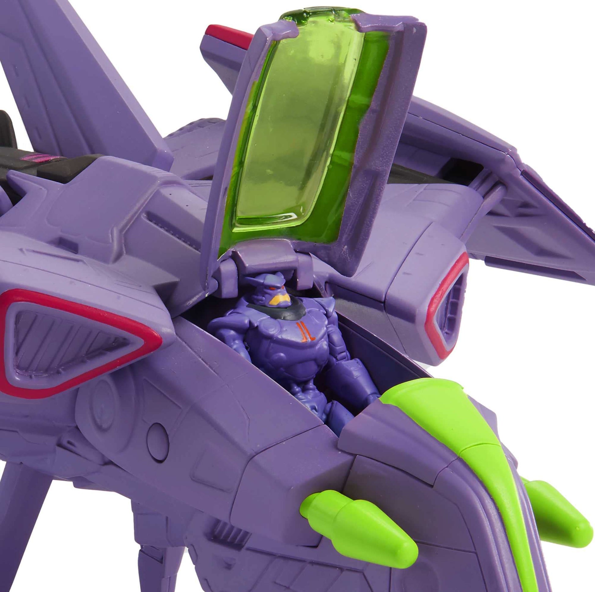 Mattel Disney Pixar Lightyear Hyperspeed Series Zurg Fighter Ship 9.25 Inches Long Authentic Detail, with Zurg Figure 2.25 Inches Tall, Fan Gift Ages