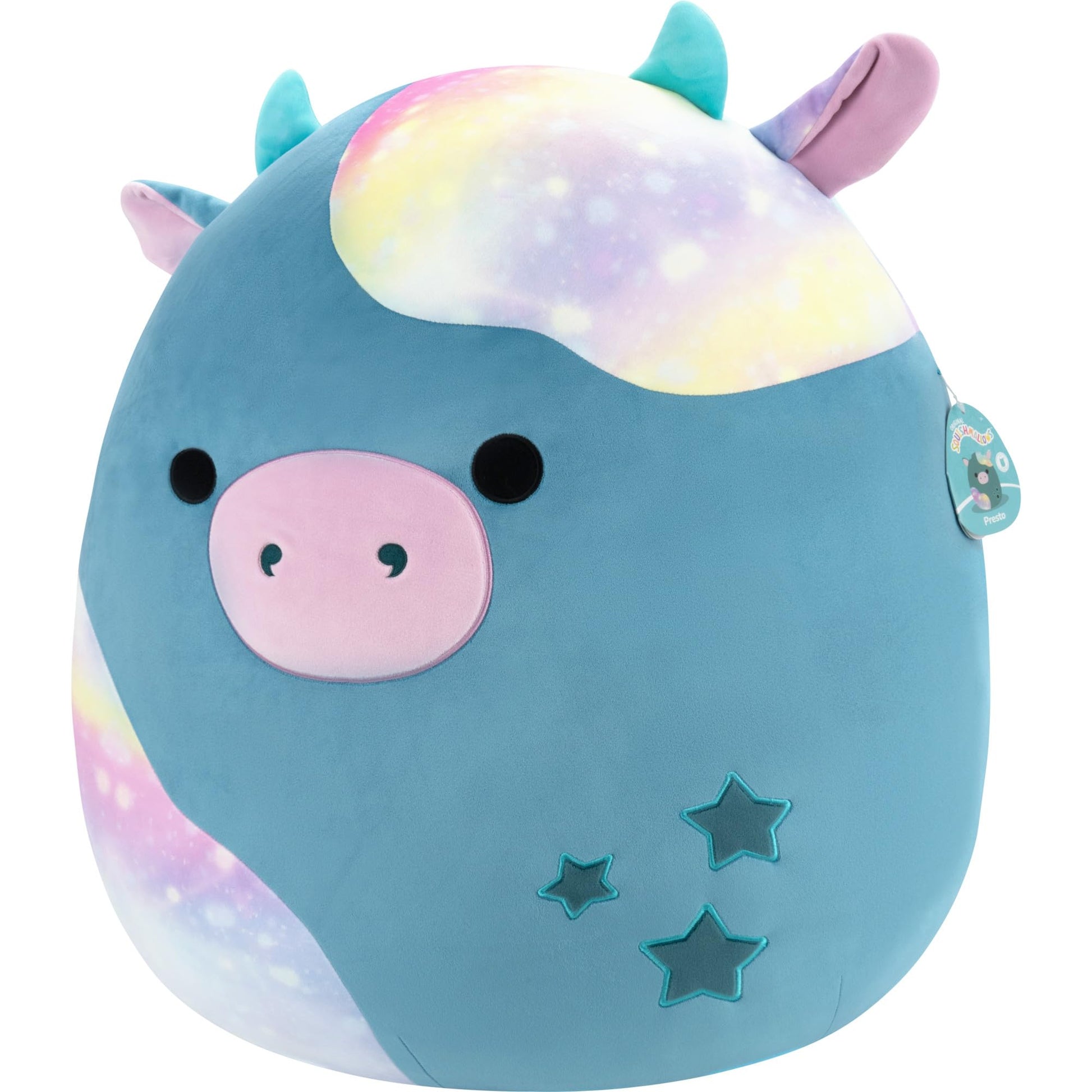 Squishmallows Original 24in Presto The Teal Galaxy Cow - Official Jazwares Plush (Jumbo)