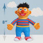 Sesame Street Friends Bert and Ernie 8-inch 2-piece Sustainable Plush Stuffed Animals Set, Kids Toys for Ages 18 Month by Just Play
