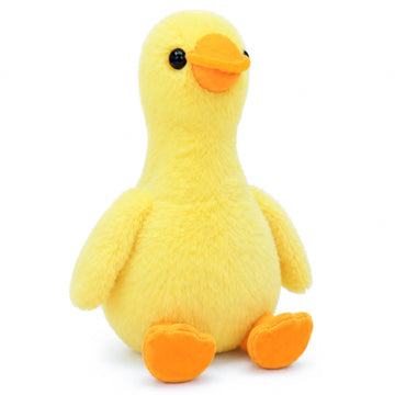 PHHKK 10” Cute Yellow Duck Plush Toy, Soft Stuffed Duckling, Huggable Plush Animal for Boys & Girls, Birthday