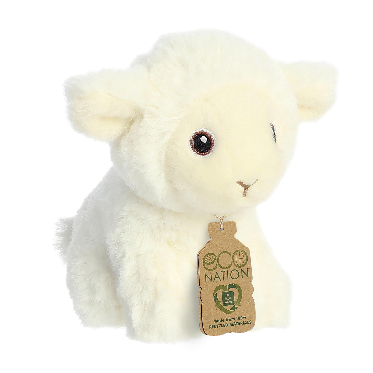 Aurora Eco Nation 4.5" Mini Lamb Responsibly Made Stuffed Animal