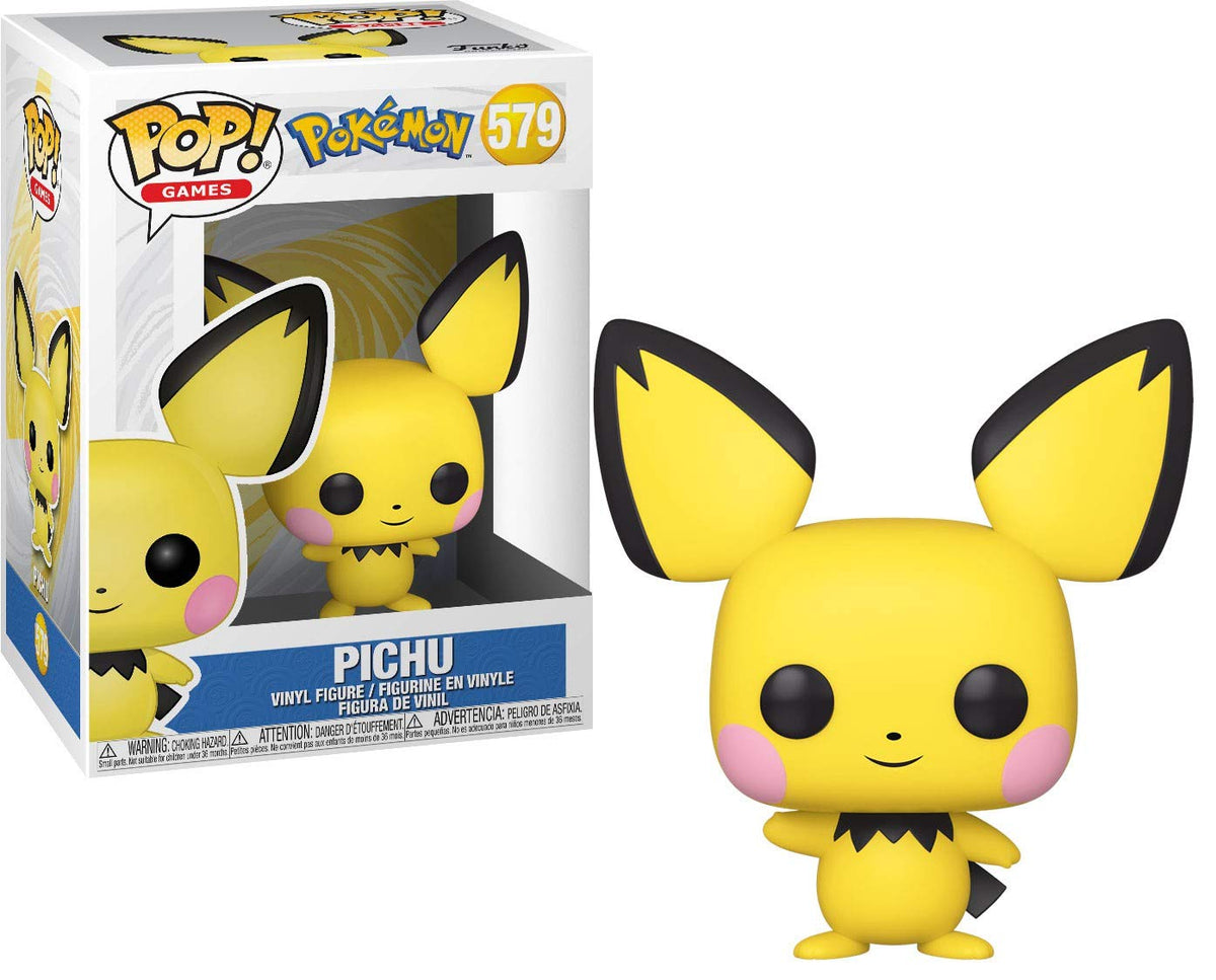 Funko Pop! Games: Pokemon - Pichu, Multicolor,3.75 inches