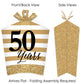 Big Dot of Happiness We Still Do - 50th Wedding Anniversary - Table Decorations - Anniversary Party Fold and Flare Centerpieces - 10 Count
