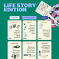 TALES 150 Life Story Interview Kit, Conversation Cards, for Grandparents, Parents, Families, Adults, Game Night, Road Trips, Dinner Table, Getting
