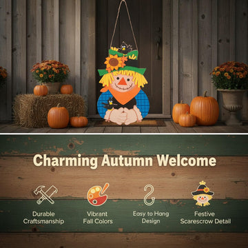 Foam Scarecrow Wreath Craft Kit -12 - Crafts for Kids and Fun Home Activities