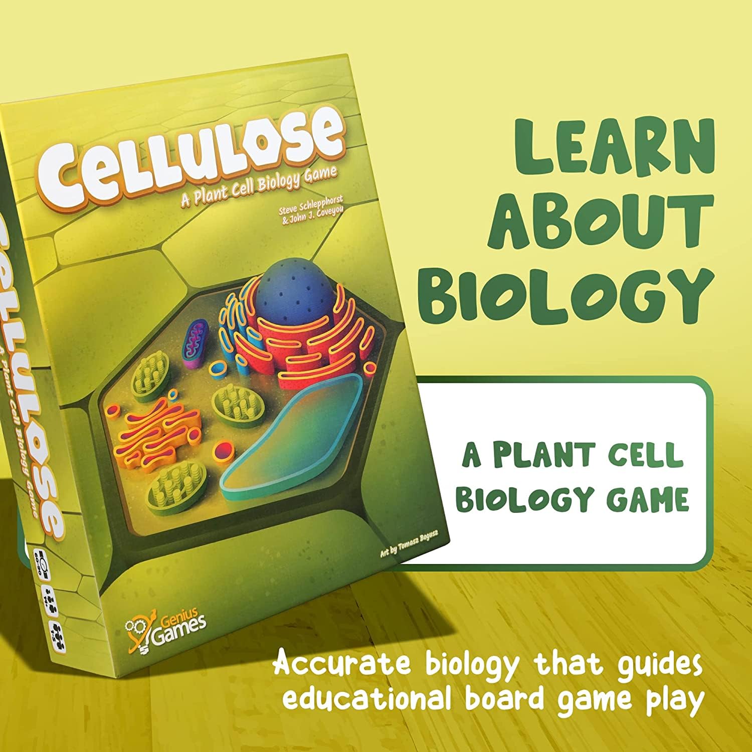 Cellulose: A Plant Cell Biology Game | Mensa Recommended Strategic & Entertaining Game to Learn Photosynthesis, DNA & Biochemistry | Educational STEM