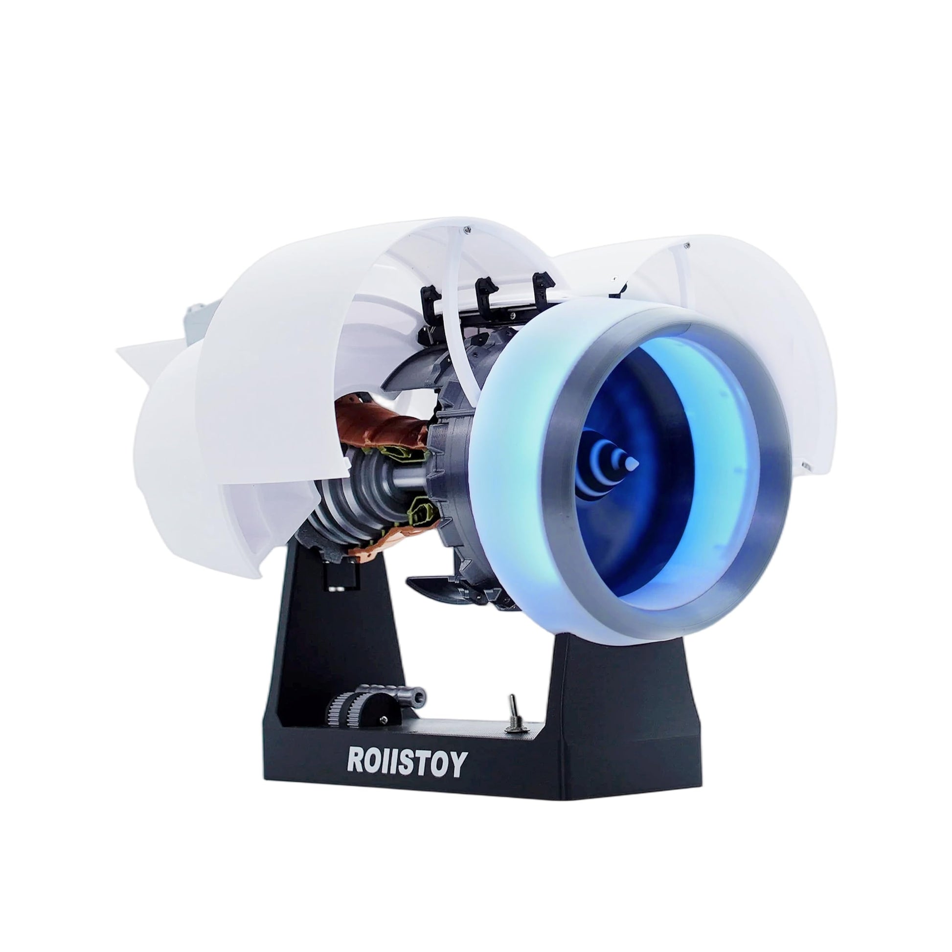 TR-900 Large Scale Turbofan Engine Building Kit High Complexity Abundant Parts Hyper Realistic Assembly Gift for Aerospace Enthusiasts Kids Adults