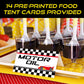 Race Car Bar Decorations Racing Car Birthday Party Decor Kit Pit Stop Banner Race Bar Signs Snack Tent Cards Let's Go Racing Theme Party Supplies