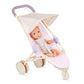 LullaBaby - 14-Inch Realistic Baby Doll & Accessory Bundle - Fair Skin Tone & Blue Eyes - Baby Doll Nursery Care Set - High Chair, Playpen & Jogger