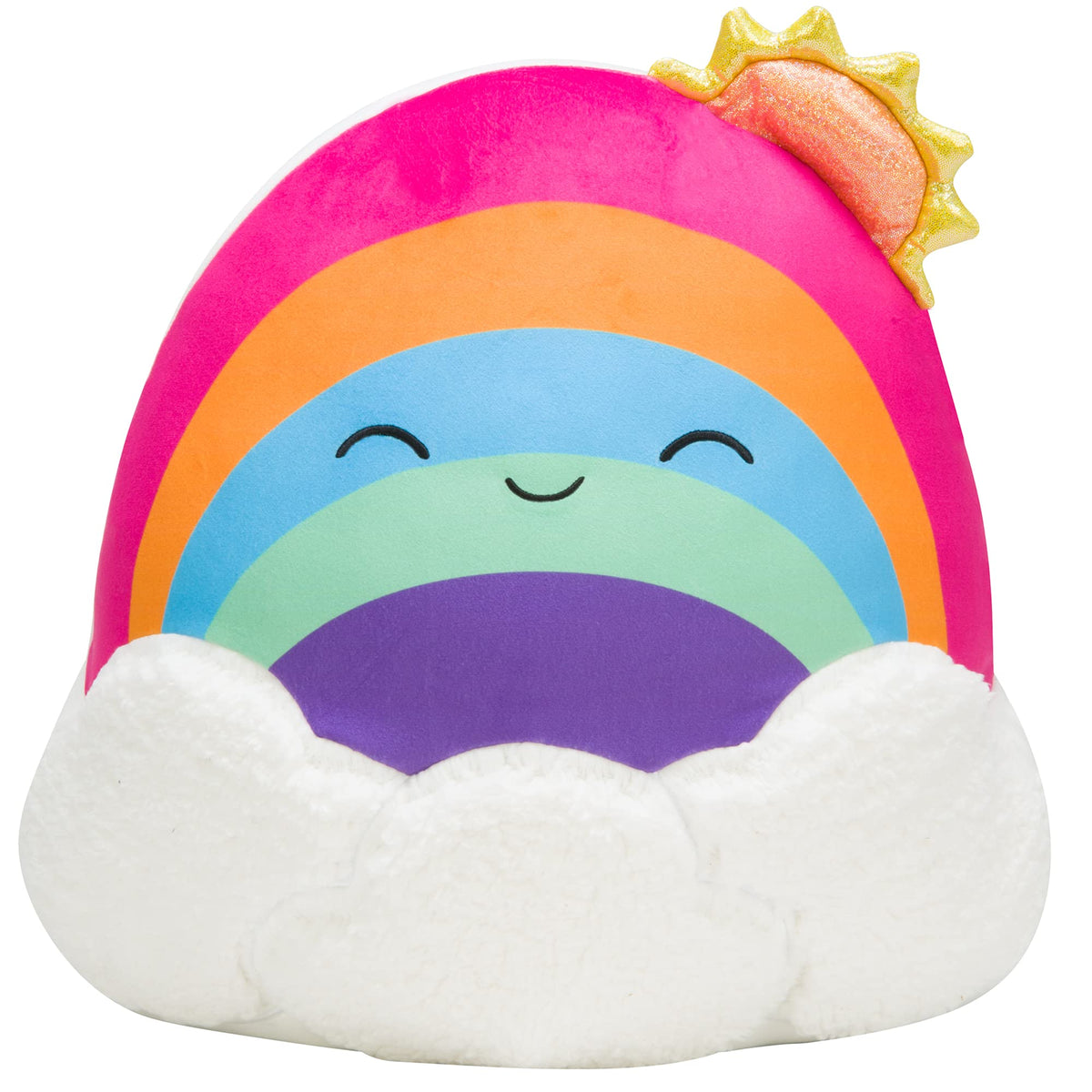 Squishmallows 14-Inch Sunshine Rainbow with Clouds - Large Ultrasoft Official Kelly Toy Plush