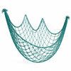 Fish Net Decorations for Party, 80x40 Inch Large Decorative Fish Netting Table Runner, Wall Photo Hanging Fishnet for Nautical Mermaid Pirate Hawaii