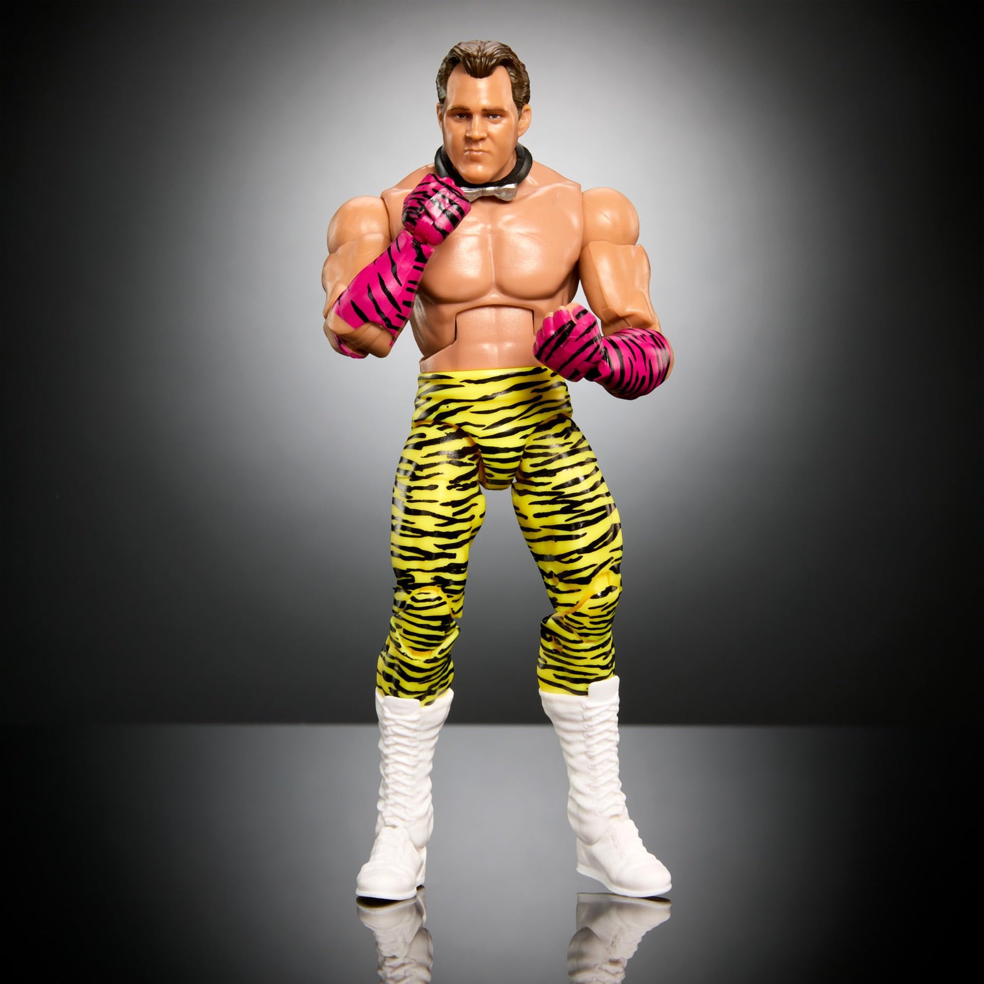 Mattel WWE Elite Action Figure & Accessories, 6-inch Collectible Brutus Beefcake with 25 Articulation Points, Life-Like Look & Swappable Hands