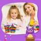 60Pcs Heart & Flower Shaped Plastic Bottles DIY Colored Sand Bottle Kit - Sand Art Activity Fun Party Supplies, 6 Styles