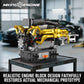 Mould King 10224 V12 Engine Model Kit - Build Your Own Cars Combustion Battery/Motor Blocks Sets, STEM Construction Kit for Teens/Adults, Educational