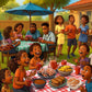 The Cookout - 1000-Piece Jigsaw Puzzle | A Cartleaux Family Ties Collection