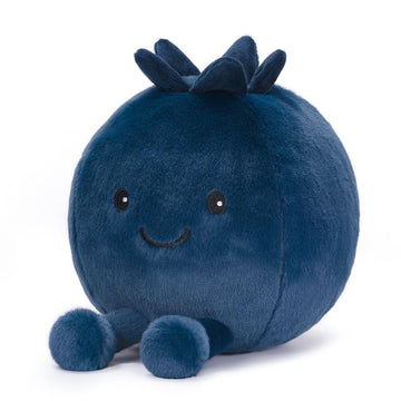 BEEPEACH 8 inch Cute Blueberry Plush Toy with Legs Soft Stuffed Doll Berry Fruit Plushie for Birthday Gift