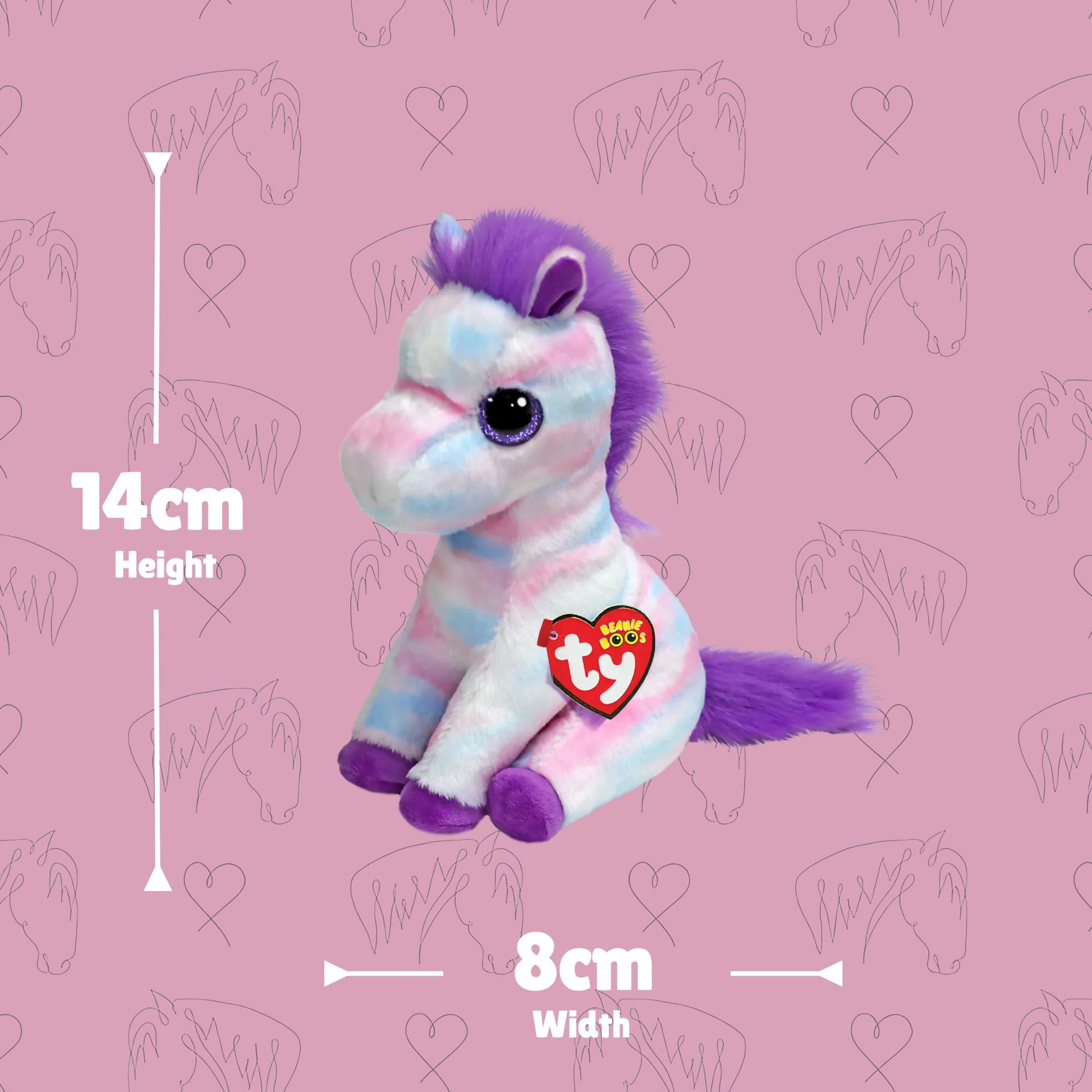 Ty Beanie Boo Hayden The Pastel Horse - 6"