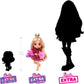 Barbie Extra Minis Doll & Accessories with Purple & Silver Hair Wearing Color-Block Hoodie Dress & Boots, 5.5-inch